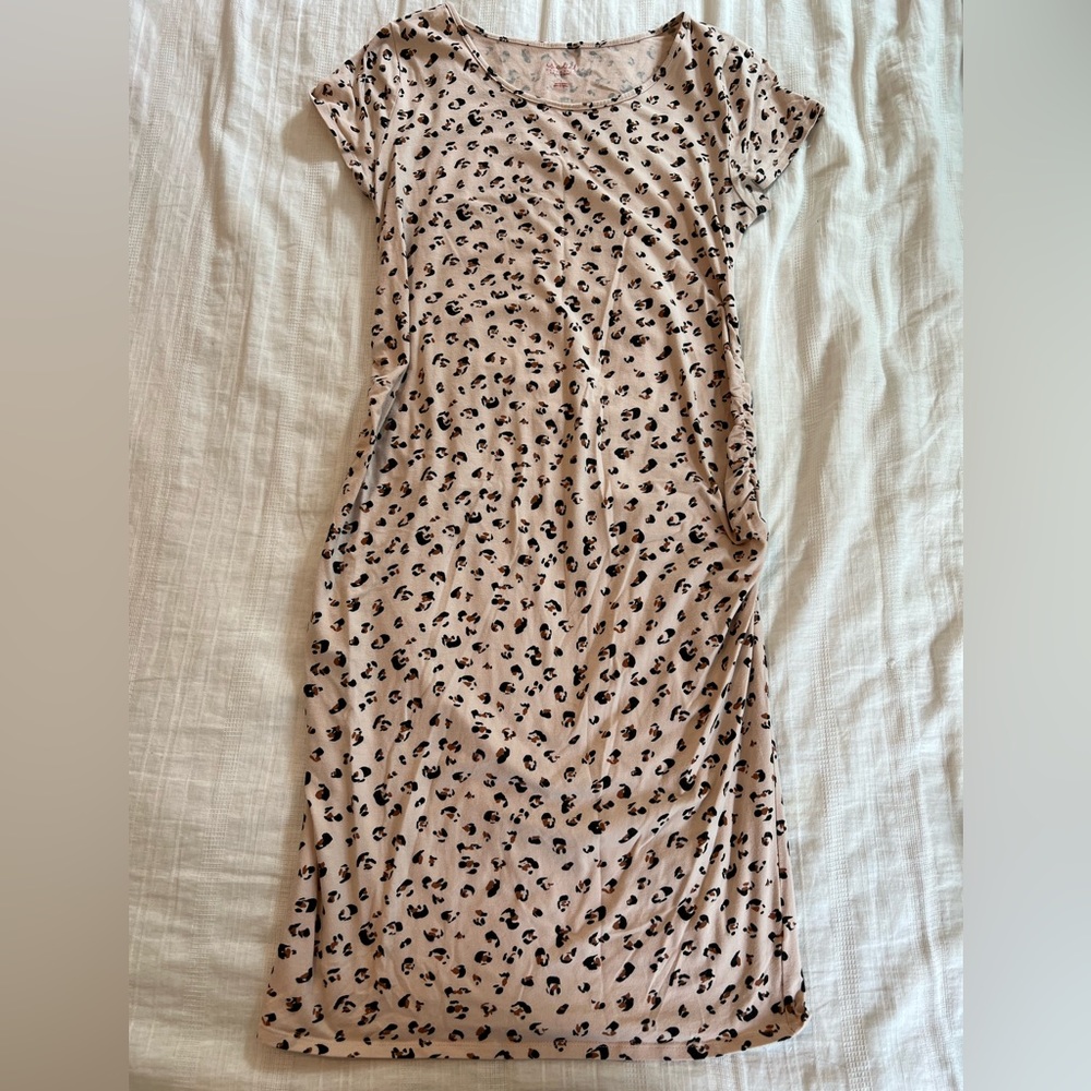 Cheetah Print Maternity Dress
